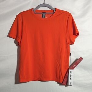 Spyder NWT Orange Performance Tee Women’s Size M Athletic Top